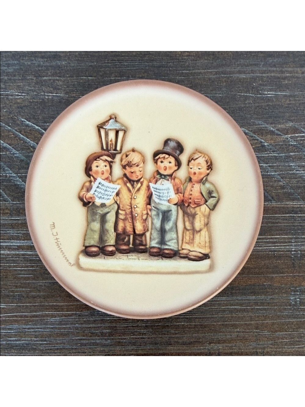 Vintage Hummel Century Collection Harmony in Four Parts Plate by Goebel 1989 EUC